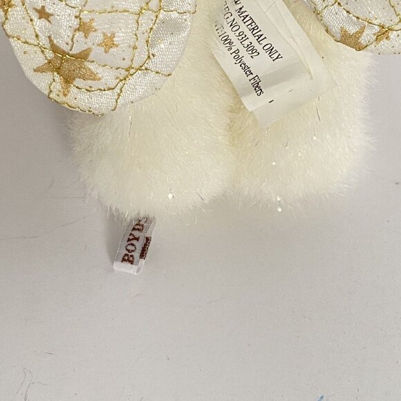 Boyds Bears Friends Are Angels White Gold Star Wings Ornament - Picture 6 of 11